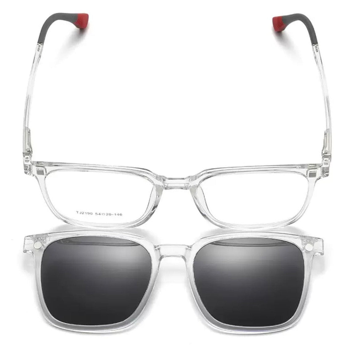 Lunettes de repos/soleil transparente
